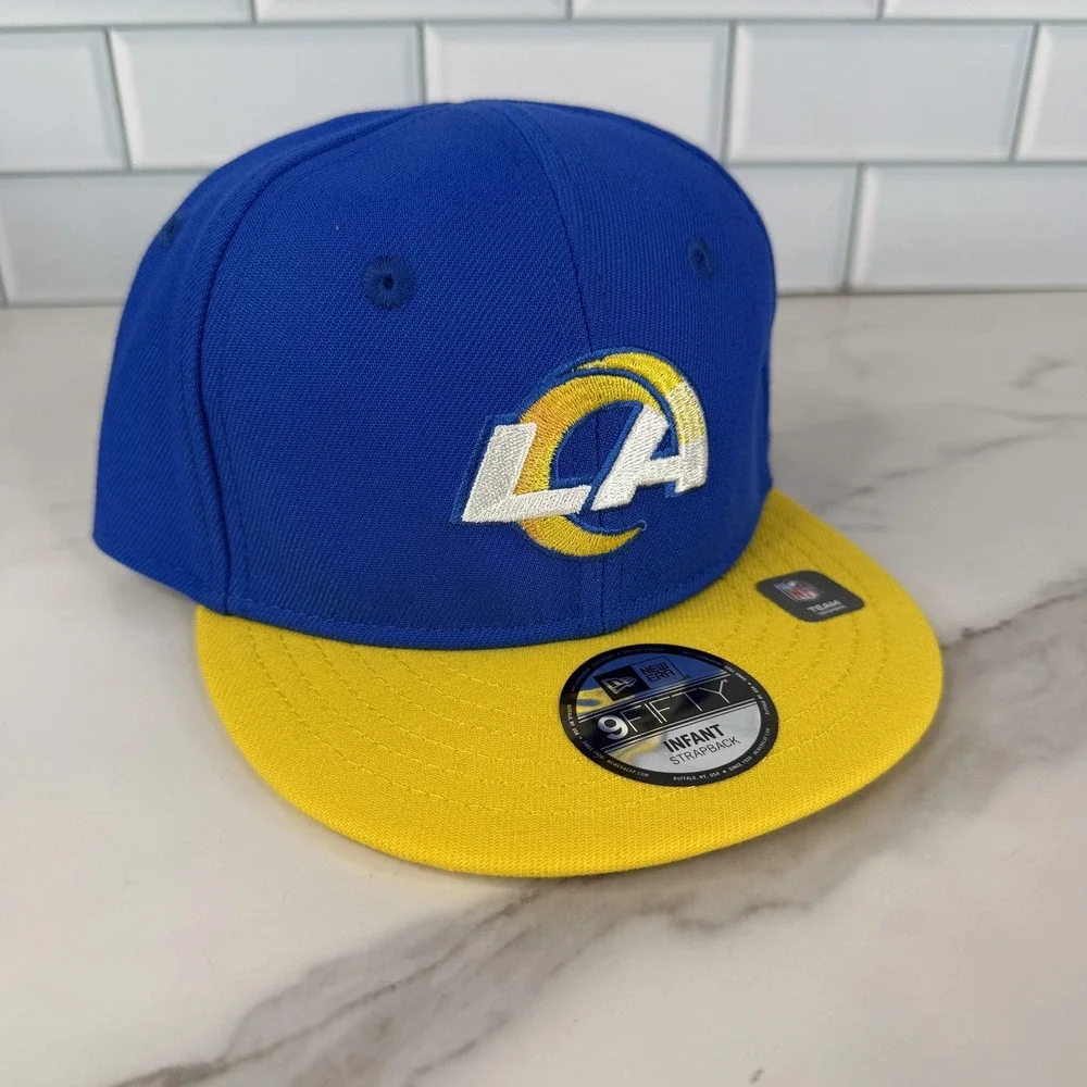 Los Angeles Rams Hat Cap Strap‎ Back Kids NFL Football Infant 9FIFTY New Era